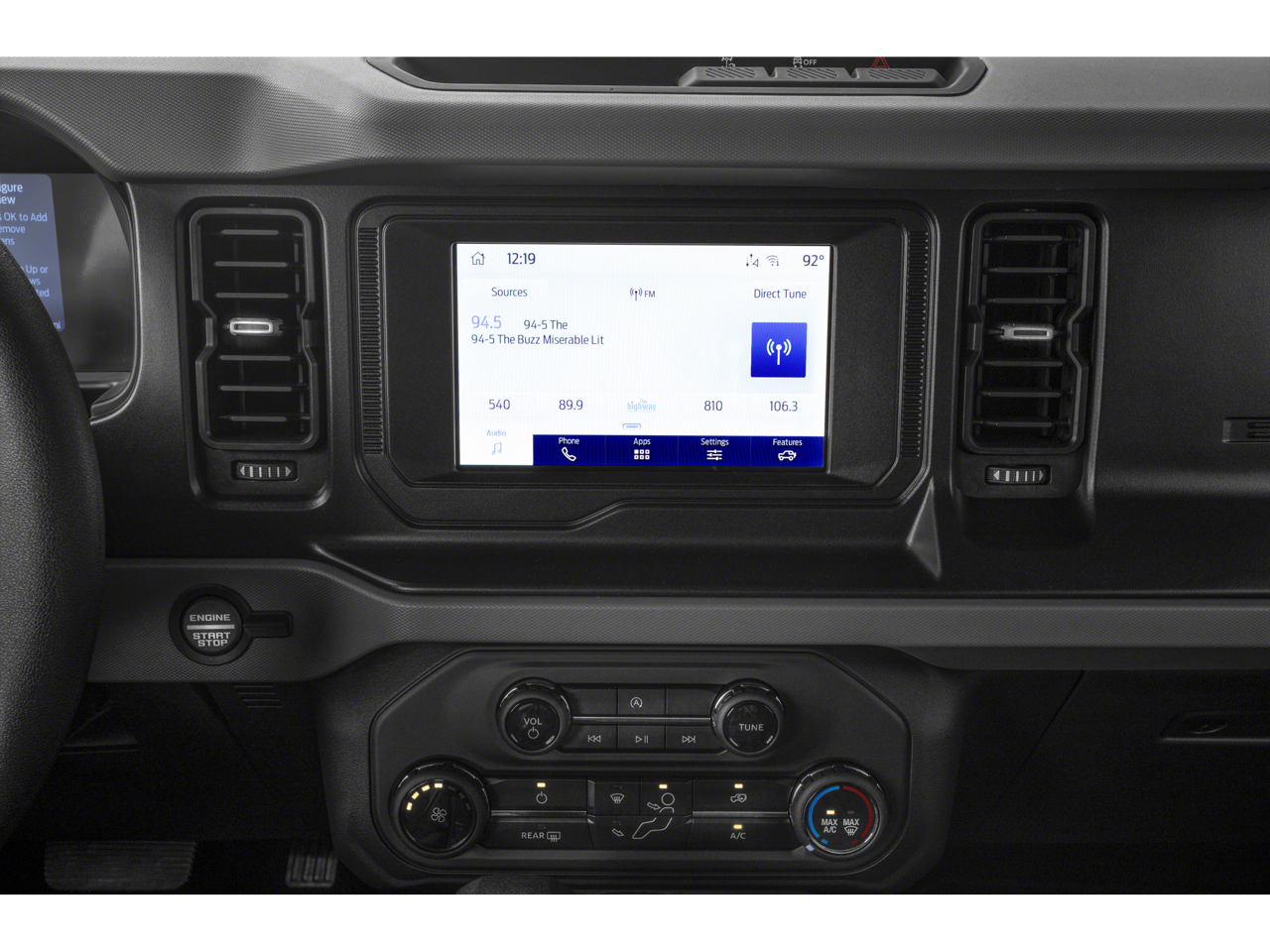 2022 Ford Bronco Black Diamond 4 Door Advanced 4x4