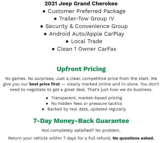 2021 Jeep Grand Cherokee Laredo E 4x4