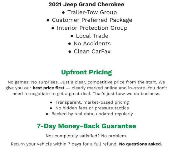 2021 Jeep Grand Cherokee Laredo X 4x4