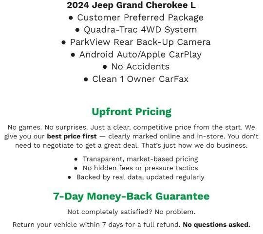 2024 Jeep Grand Cherokee L Laredo X 4x4