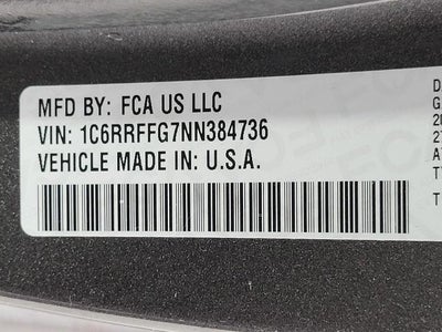 2022 RAM 1500 Lone Star 4x4 Crew Cab 5'7 Box