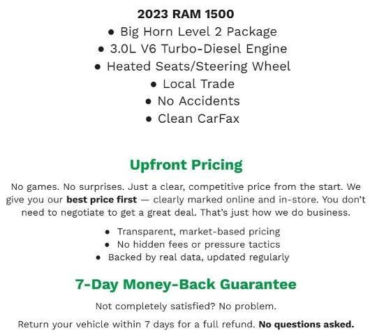 2023 RAM 1500 Lone Star 4x4 Crew Cab 5'7 Box