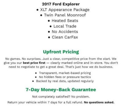 2017 Ford Explorer XLT 4WD