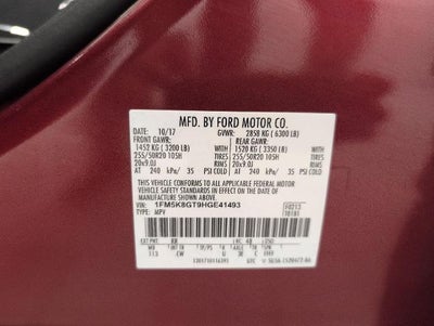 2017 Ford Explorer Sport 4WD