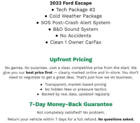 2023 Ford Escape Active AWD