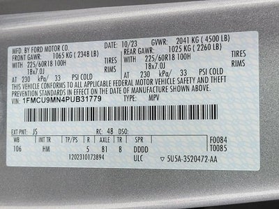 2023 Ford Escape ST-Line AWD