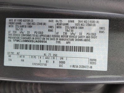 2025 Ford Escape ST-Line AWD