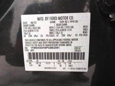 2023 Ford Explorer XLT 4WD