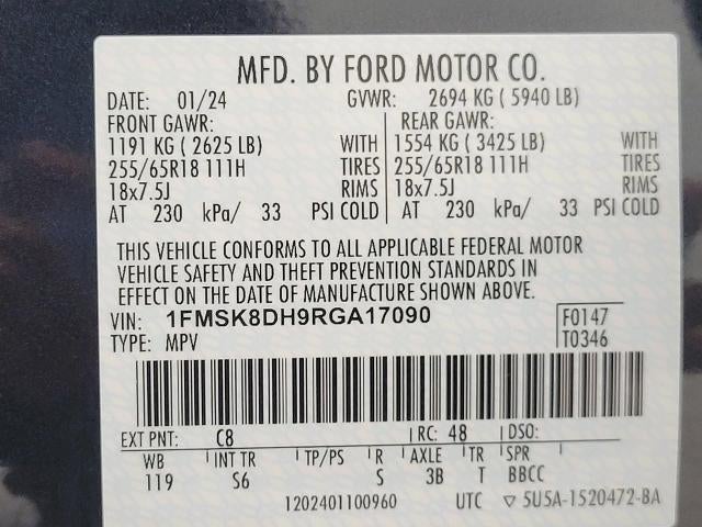 2024 Ford Explorer XLT 4WD