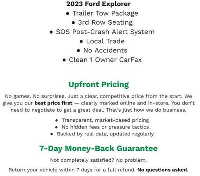 2023 Ford Explorer XLT 4WD