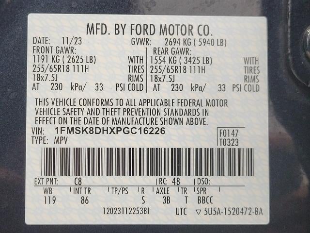 2023 Ford Explorer XLT 4WD