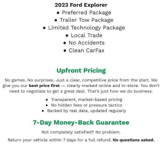 2023 Ford Explorer Limited 4WD