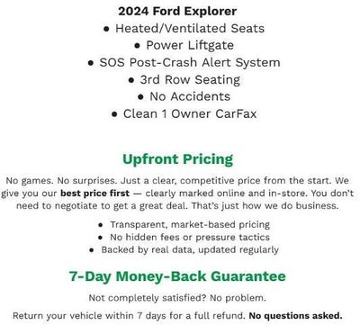 2024 Ford Explorer Limited 4WD
