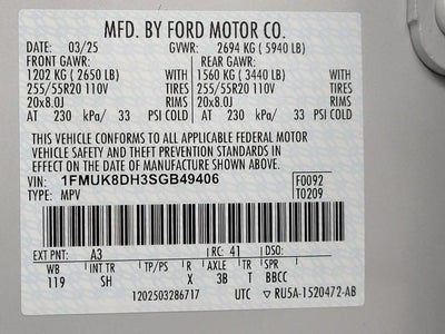 2025 Ford Explorer Active 4WD