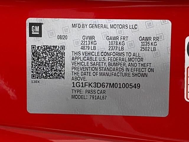 2021 Chevrolet Camaro 2dr Conv ZL1