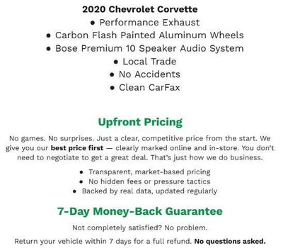 2020 Chevrolet Corvette Stingray 2dr Stingray Cpe w/1LT