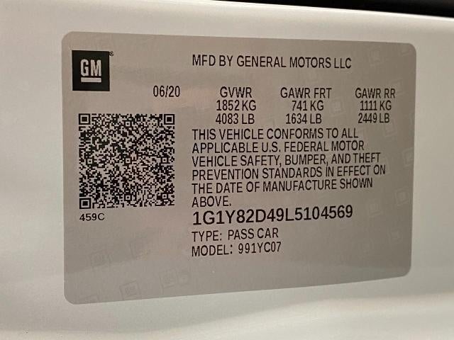 2020 Chevrolet Corvette Stingray 2dr Stingray Cpe w/3LT