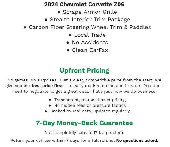 2024 Chevrolet Corvette Z06 2dr Z06 Conv w/3LZ