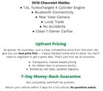 2018 Chevrolet Malibu 4dr Sdn LT w/1LT