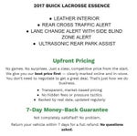 2017 Buick LaCrosse 4dr Sdn Essence FWD