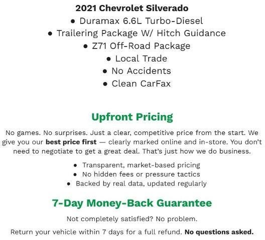 2021 Chevrolet Silverado 2500 HD 4WD Crew Cab 159 High Country