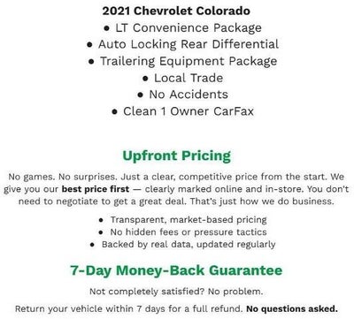 2021 Chevrolet Colorado 4WD Crew Cab 128 LT