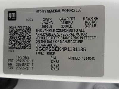2023 Chevrolet Colorado 2WD Crew Cab WT