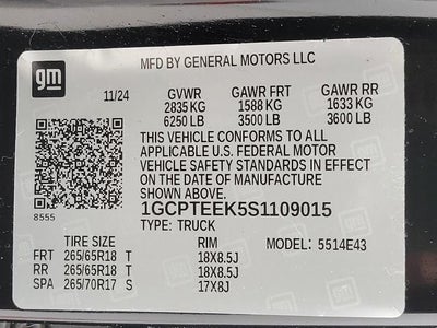 2025 Chevrolet Colorado 4WD Crew Cab Trail Boss