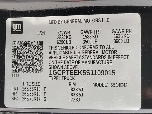 2025 Chevrolet Colorado 4WD Crew Cab Trail Boss