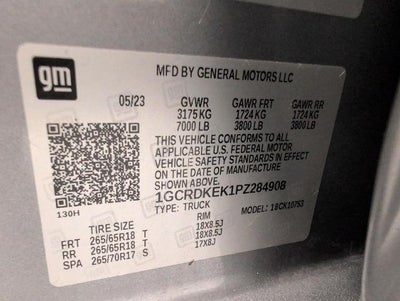 2023 Chevrolet Silverado 1500 4WD Double Cab 147 LT w/2FL