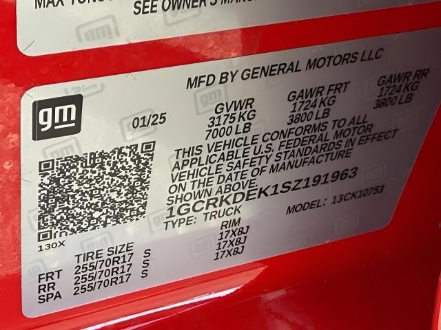 2025 Chevrolet Silverado 1500 4WD Double Cab 147 LT w/1LT