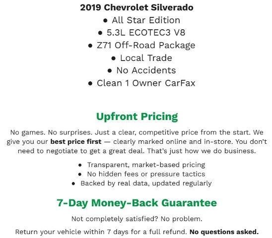 2019 Chevrolet Silverado 1500 4WD Double Cab 147 RST