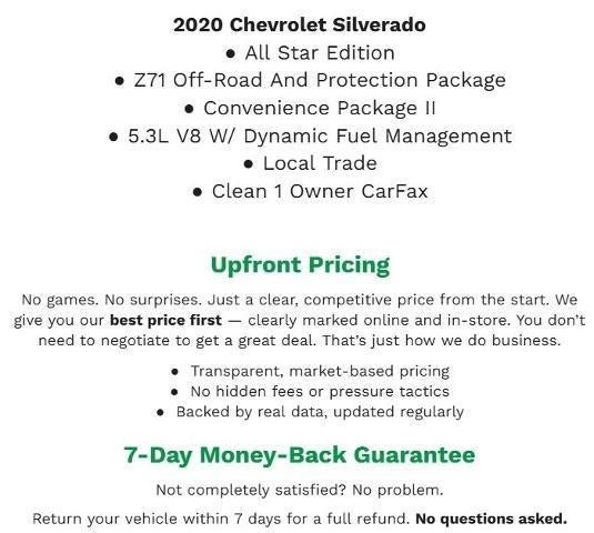 2020 Chevrolet Silverado 1500 4WD Double Cab 147 RST