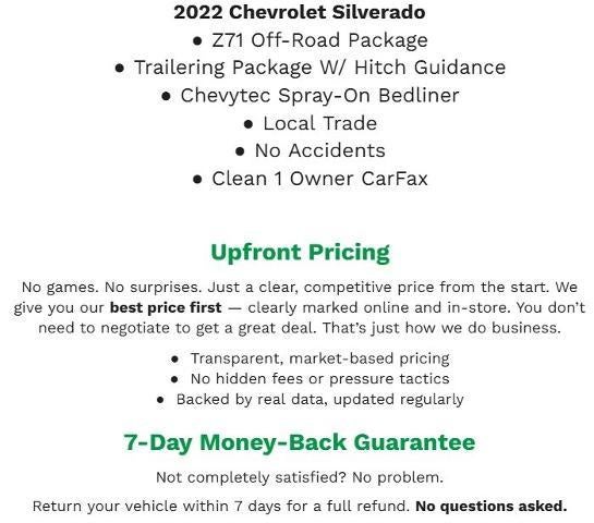 2022 Chevrolet Silverado 1500 4WD Crew Cab 147 RST