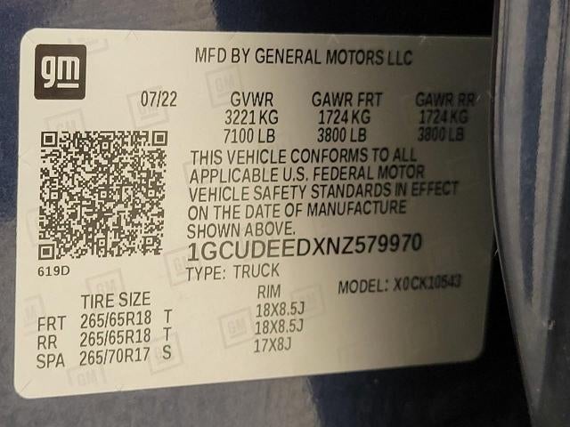 2022 Chevrolet Silverado 1500 4WD Crew Cab 147 RST