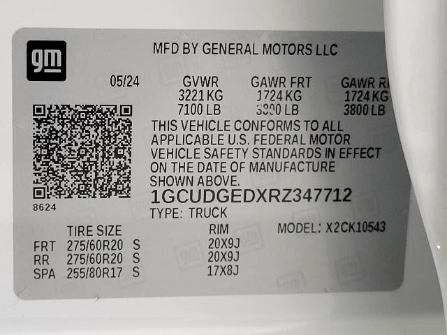 2024 Chevrolet Silverado 1500 4WD Crew Cab 147 LTZ