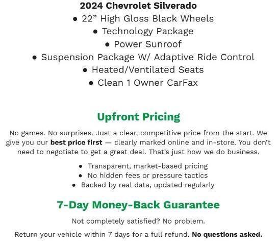 2024 Chevrolet Silverado 1500 4WD Crew Cab 147 High Country