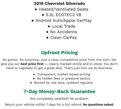 2019 Chevrolet Silverado 1500 4WD Crew Cab 147 LTZ