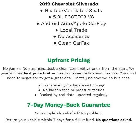 2019 Chevrolet Silverado 1500 4WD Crew Cab 147 LTZ