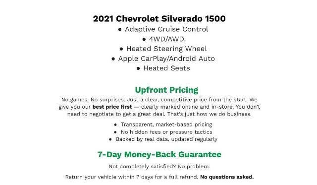 2021 Chevrolet Silverado 1500 4WD Crew Cab 147 High Country