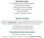 2025 GMC Acadia AWD 4dr Elevation