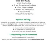 2023 GMC Acadia AWD 4dr SLE