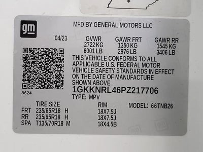 2023 GMC Acadia AWD 4dr SLE