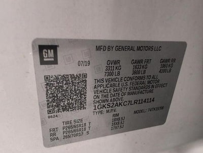 2020 GMC Yukon 4WD 4dr SLE