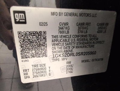 2025 GMC Yukon 4WD 4dr Denali