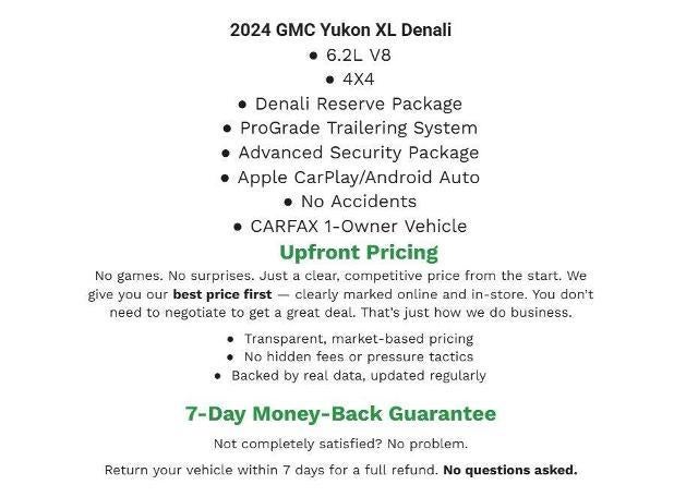 2024 GMC Yukon XL 4WD 4dr Denali