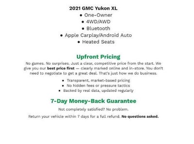 2021 GMC Yukon XL 4WD 4dr Denali