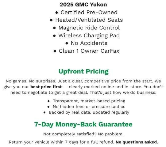 2025 GMC Yukon XL 4WD 4dr Denali