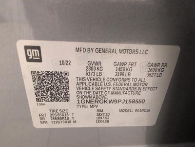 2023 Chevrolet Traverse FWD 4dr LT Cloth w/1LT