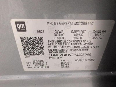 2023 Chevrolet Traverse AWD 4dr LT Cloth w/1LT